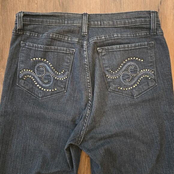 NYDJ Women's High Rise Bootcut Jean Dark Wash Size 14 - Picture 3 of 10